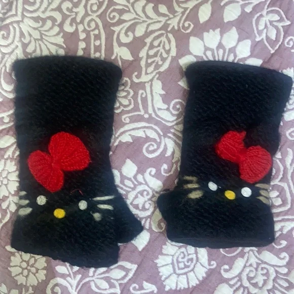 Sanrio Accessories Hello Kitty Fingerless Glovesmittens Poshmark